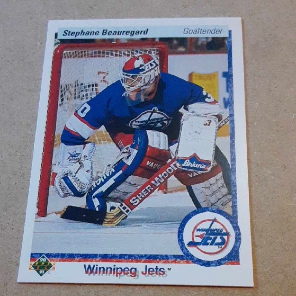 Beauregard Winnipeg Jets Hockey Rookie Trading Card